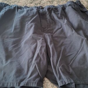 Big Dog 4XL Cargo Shorts 100% Cotton Elastic Waist Green,Tan, (2) Black (4) pair